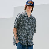 パラダイスペイズリーハワイアンシャツ / PARADISE PAISLEY HAWAIIAN SHIRT GREY