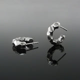 キャットクロウ66シルバーフープイヤリング / Catclaw 66 silver hoop earring (4593036591222)
