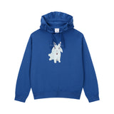 バニーラッフルフーディー/0 7 bunny ruffle hood - BLUE