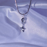 wave star necklace
