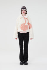 ビッグチェリーボアファージャンパー／BIG CHERRY BOA FUR JUMPER [IVORY]