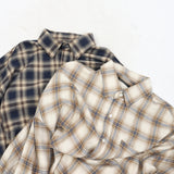 オーバーサイズレトロチェックシャツ / Overfit Retro Checked Shirt_2color