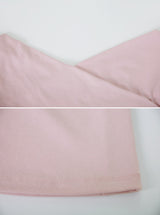 2WAYラップVネックTシャツ (4color)