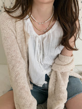 ノッティングイェローネックレス / [925silver] Notting yellow Necklace