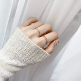 ロイヤルパールリングセット / Royal Pearl Ring Set (2 color)