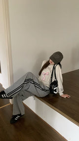 ワイドラインバンディングパンツ