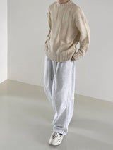 Cube embossed knit 