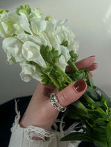 HEART TURTLE RING SILVER
