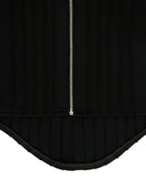 ピンタックジャージートップ / Pintuck Jersey Top _ Black