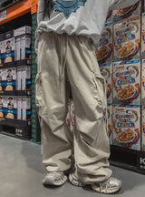イヤーロップピグメントカーゴワイドパンツ