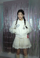 キティーウールタトゥージャンパー / KITTY WOOL TATTOO JUMPER _WHITE