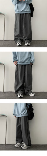[Jogger, Wide 2] ドリットポニーラインストリングトレーニングワイドパンツ