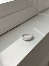 [92.5silver] グリッターボリュームドロップリング