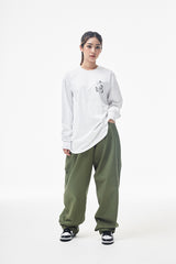 バギーコットンパンツ/MBSRCOPT135 MID90 BAGGY COTTON PANTS KHAKI