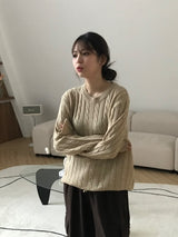 ポリートワインディングラウンドニット