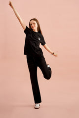 ウィティーバニーワッペンTシャツ／WITTY BUNNY WAPPEN T-SHIRT [BLACK]