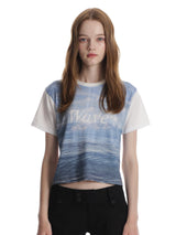 サマーウェーブTシャツ / 0 3 summer wave t-shirt