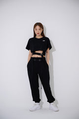 スクエアバックルショートスリーブTシャツ / TOP(9367) Square Buckle Short Sleeve T-shirt