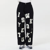 ロゴプリンティングワイドパンツ / Logo printing wide pants