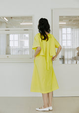 レイヤードリボンワンピース / layered ribbon onepiece yellow