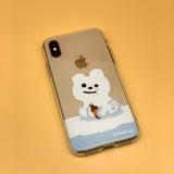 Polar bear jellycase (iphone case) (6638863384694)