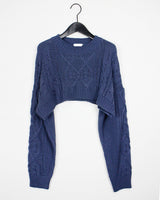ボレロクロップニット/Dia Bolero Crop Knit (4color)