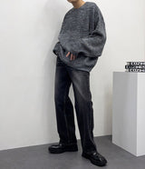 ミックスバルーンニット/MU Mix Balloon Knitwear (3 colors)