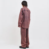 WINE DENIM PANTS