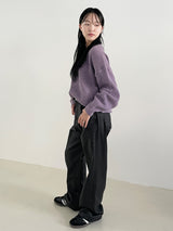 Subdued leather pants