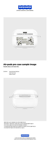 BOMB BABA-BLACK(AIR PODS PRO-CLEAR HARD) (6598909263990)
