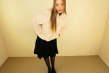 Snowflake fur jacket