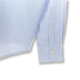 VZロゴビックオーバーフィットオックスフォードストライプシャツスカイブルー/VZ Logo Big Over Fit Oxford Stripe Shirt Skyblue (6683362787446)
