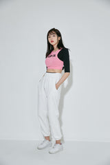 リークロップTシャツ / (9045) Le3 Crop Tee