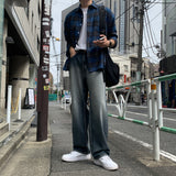 ロイヤルセミオーバーサイズフィットチェックシャツ
