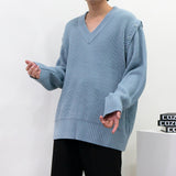 SK オーバサイズフィットショルダーボタンニット/SK Oversized Fit Shoulder Button Knitwear (4 colors)