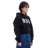 939ロゴクロップフード / 939 LOGO CROP HOOD (BLACK)