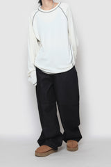 Beazy snap raw pants