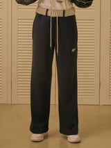 パイピングストレートスウェットパンツ/PIPING STRAIGHT SWEATPANTS (NAVY)