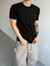 ダブルカットマッスルフィット半袖tシャツ(3colors)