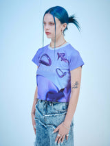 パープルドリームクロップTシャツ / PURPLE DREAM CROP T