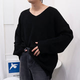 SKハッチVネックニット/SK Hacchi V-neck Knitwear (5 colors)