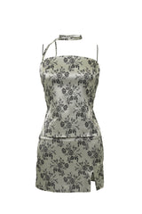 フローラルツーピース-スカート/FLORAL TWO PIECE-SKIRT[ivory]