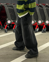 スポーツウォッシングバルーンデニムパンツ / SPORTS WASHING BALLOON DENIM PANTS
