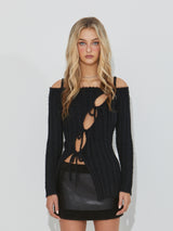 SLOT CARDIGAN