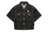 ウーマンデニムジャケット / WOMANS DENIM JACKET_BLACK