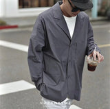 ライトウェイトグレーブルースーツジャケット / URBANISME by MODLAB Lightweight Gray-Blue suit Jacke
