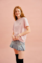 ウィティーバニーワッペンTシャツ／WITTY BUNNY WAPPEN T-SHIRT [SALMON PINK]