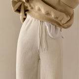 [BELLIDE MADE / 2 lengths] velour corduroy training pants