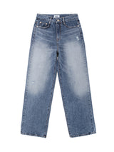ワイドデニムパンツ / W1000 WIDE DENIM PANTS_DEEP BLUE