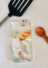 ブレッドアンドミルクジェリースマホケース/Bread and milk jelly case
